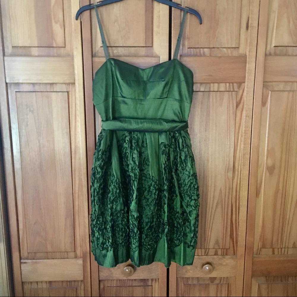 Forest Green Cocktail Dress